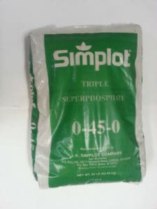 Simplot Triple Superphosphate (0-45-0) - Fertilizer