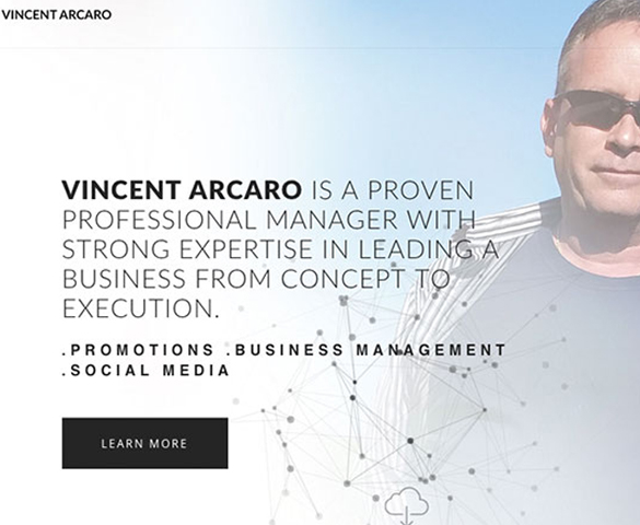 Vincent Arcaro Website Cover